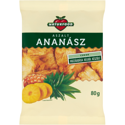Naturfood aszalt ananász 80 g