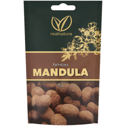 Real Nature tejcsokoládés-fahéjas mandula 75 g