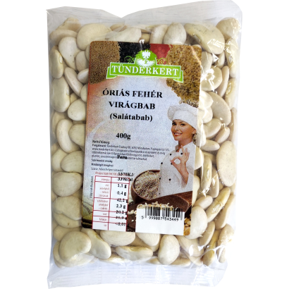 Tündérkert virágbab óriás fehér 400g