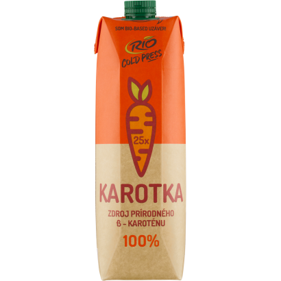 RIO 100% sárgarépalé közvetlenül préselt 1 l