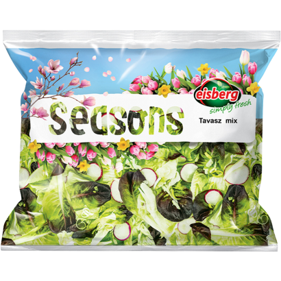 Eisberg Tavasz Mix friss saláta- és zöldségkeverék 160 g