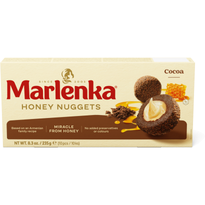 Marlenka mézes kakaós golyó 10 db 235 g