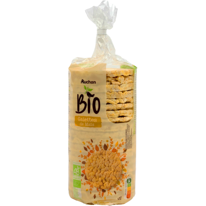 Auchan Kedvenc Bio kukorica szelet 120 g