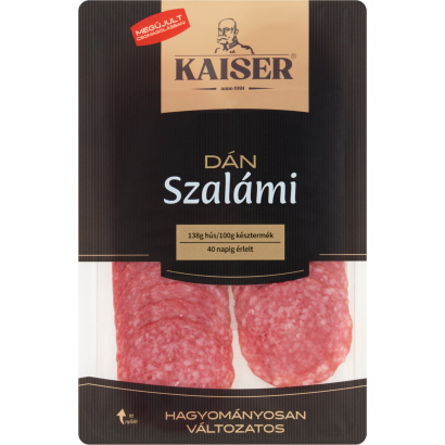 Kaiser szeletelt dán szalámi 75 g