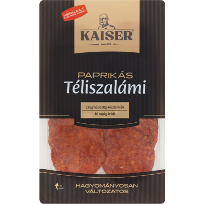 Kaiser szeletelt paprikás téliszalámi 75 g