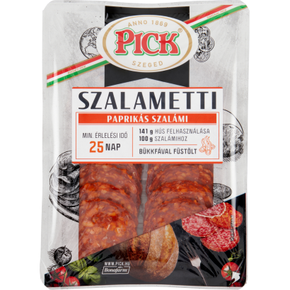 PICK Szalametti szeletelt paprikás szalámi 70 g