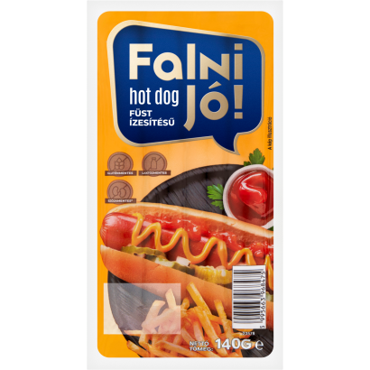 Falni Jó! füst ízesítésű hot-dog 140 g