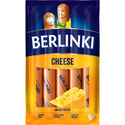 Berlinki sajtos sertés virsli 250 g