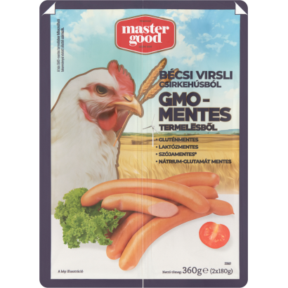 Master Good bécsi virsli csirkehúsból 2 x 180 g (360 g)