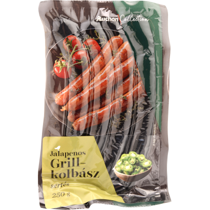 Auchan Prémium Jalapeno grillkolbász 250 g
