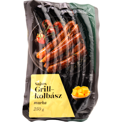 Auchan Collection sajtos marha grillkolbász 250 g