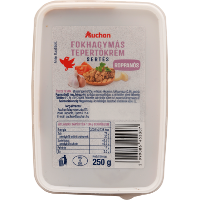 Auchan Kedvenc Fokhagymás sertés tepertőkrém roppanós 250 g
