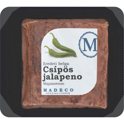 Madeco Specialitások eredeti belga csípős jalapeno májpástétom 170 g