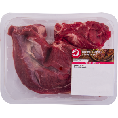 Auchan Kedvenc marha nyak darabolt, csont nélkül védőgázas csomagolásban