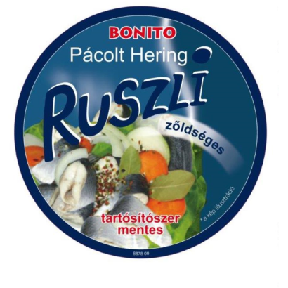 Ruszli - Pácolt hering hagymával 900g