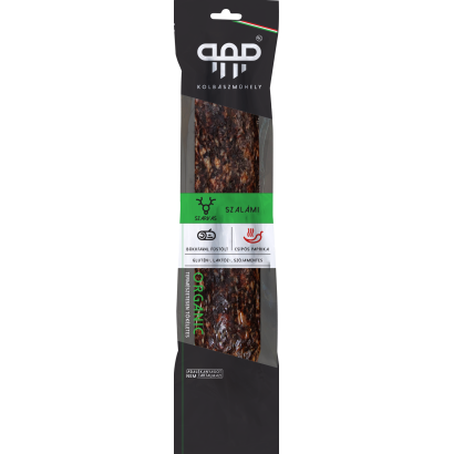 Pap Kolbászműhely Organic szarvas paprikás szalámi 300g