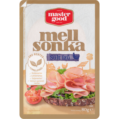 Master Good szeletelt, sültízű csirkemell sonka 80 g