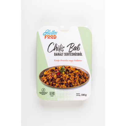 Hello Food Chilis bab darált sertéshússal 330g