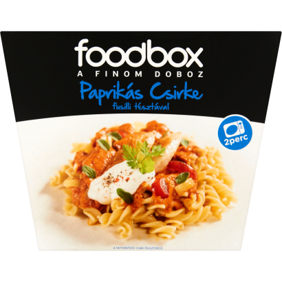 Foodbox paprikás csirke fusilli tésztával 330 g