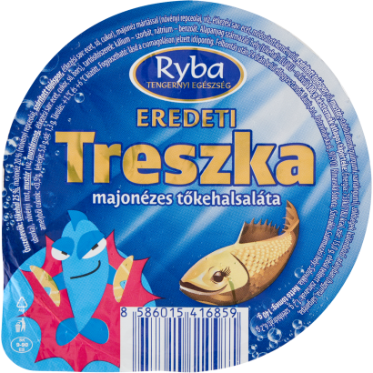 Ryba Eredeti Treszka majonézes tőkehalsaláta 140 g