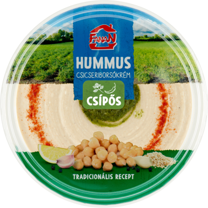 Fanan Hummus csípős csicseriborsó krém 250 g