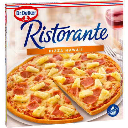 Dr. Oetker Ristorante Pizza Hawaii pizza ananásszal, sonkával és sajttal 355 g