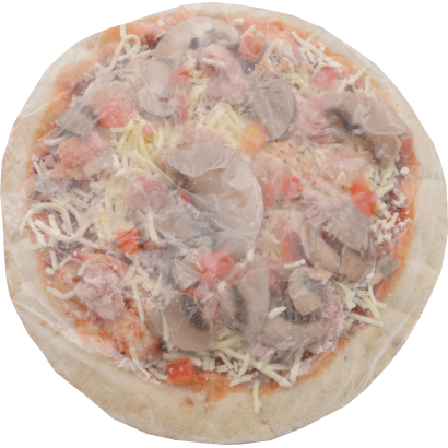 Auchan Tipp sonkás-gombás pizza 300 g
