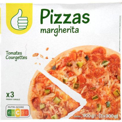 Auchan Tipp Margaréta pizza(3x300 g) 900 g