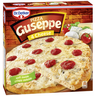 Dr. Oetker Guseppe gyorsfagyasztott 4 sajtos pizza 335 g