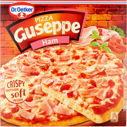 Dr. Oetker Guseppe gyorsfagyasztott pizza sonkával 410 g