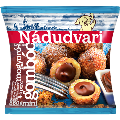 Nádudvari gyorsfagyasztott mogyorókrémes gombóc 350 g