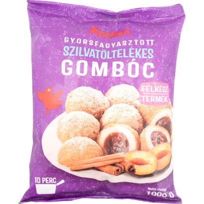 Auchan Kedvenc Szilvatöltelékes gombóc gyorsfagyasztott 1000 g