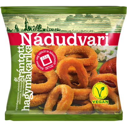 Nádudvari gyorsfagyasztott rántott hagymakarika 450 g