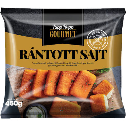 Ripp-Ropp Gourmet gyorsfagyasztott rántott sajt 450 g