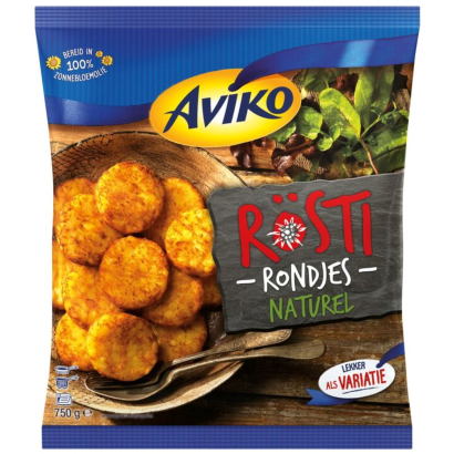 Aviko elősütött és gyorsfagyasztott röszti tallérok 750 g