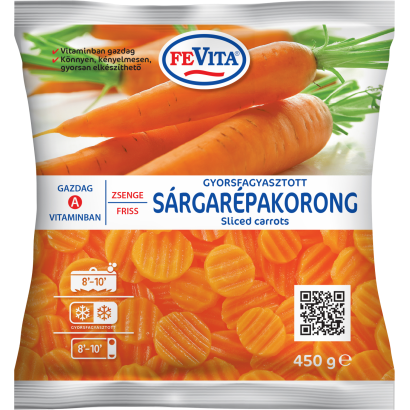 Fevita gyorsfagyasztott sárgarépakorong 450 g