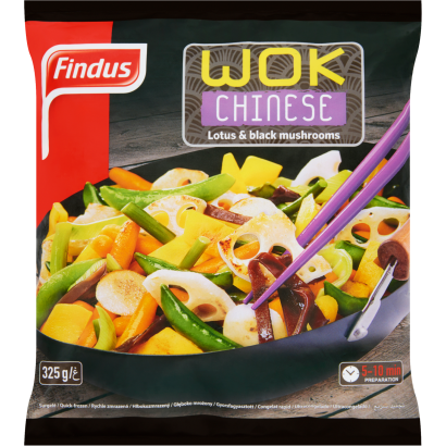 Findus Wok Chinese fagyasztott fűszerezett zöldségkeverék wokhoz 325 g