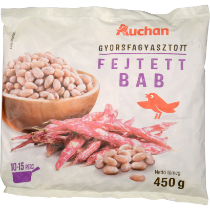 Auchan Kedvenc gyorsfagyasztott fejtett bab 450 g