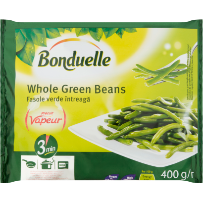 Bonduelle gyorsfagyasztott zsenge zöldhüvelyű egész zöldbab 400 g