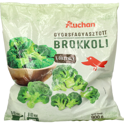 Auchan Kedvenc brokkoli gyorsfagyasztott 900 g