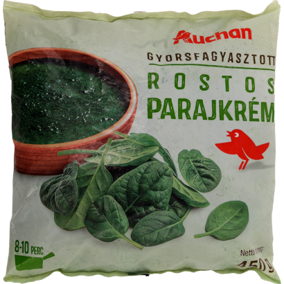 Auchan Kedvenc Rostos parajkrém gyorsfagyasztott 450 g