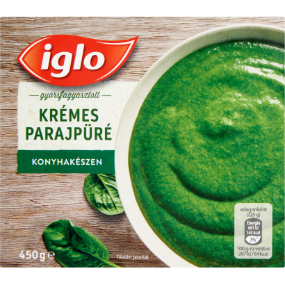 Iglo gyorsfagyasztott krémes parajpüré 450 g