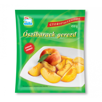 Őszibarack gerezd gyorsfagyasztott 450 g