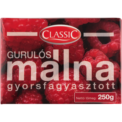 Classic gyorsfagyasztott gurulós málna 250 g