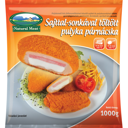 Sajttal-sonkával töltött pulyka párnácska 1 kg