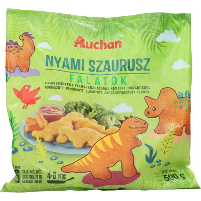 Auchan Kedvenc Nyami Szaurusz falatok 500 g