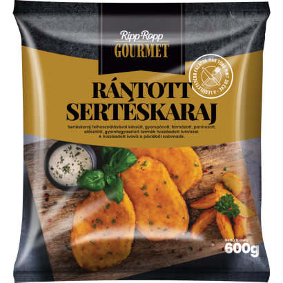 Ripp-Ropp Gourmet gyorsfagyasztott rántott sertéskaraj 600 g