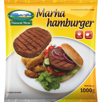 Fagyasztott marha hamburger 1 Kg