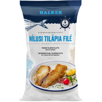Nílusi tilápia filé 140-200g 20% glazúr 10x1kg (Oreochromis niloticus) SZÍNES