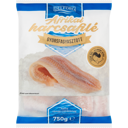 Delforg gyorsfagyasztott afrikai harcsafilé 750 g
